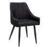 Monarch Upholstered Dining Chair -Zuo Modern Shop 5026538 Black