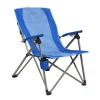 Kamp-Rite Folding Reclining Camping Chair W/ 3 Positions, Cupholder, & Bag, Blue -Zuo Modern Shop 5088844