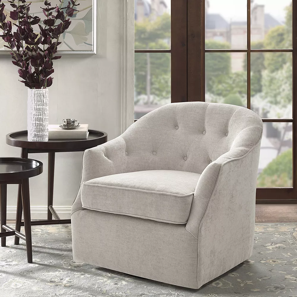 Madison Park Gayla 360 Degree Swivel Arm Chair 4 Madison Park Gayla 360 Degree Swivel Arm Chair - Image 2