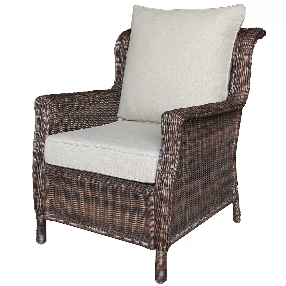 Sonoma Goods For Life® Cortena Wicker Lounge Arm Chair 3 Sonoma Goods For Life® Cortena Wicker Lounge Arm Chair