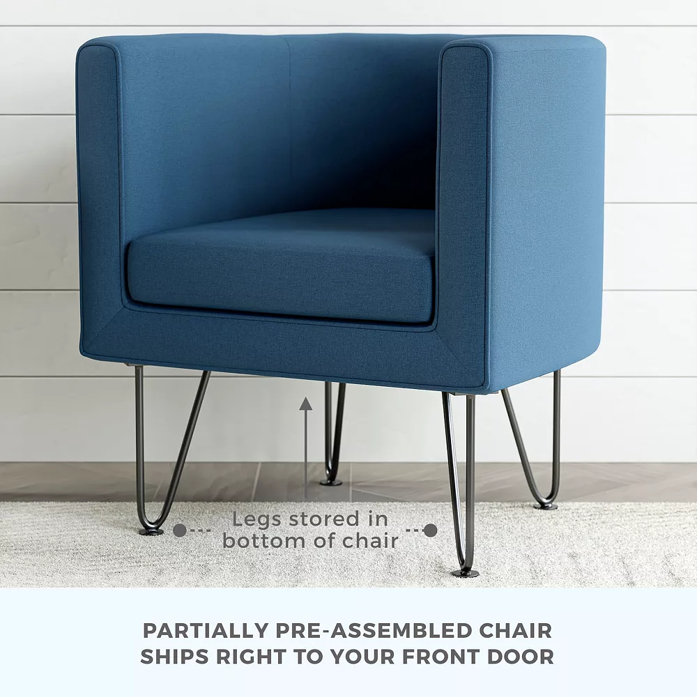 Lucid Dream Collection Barrel Chair With Hairpin Legs 6 Lucid Dream Collection Barrel Chair With Hairpin Legs - Image 4