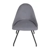Cenports Ice Harmony Urban Grey Upholstery Dining Chair Round Legs (Set Of 2) -Zuo Modern Shop 5427459