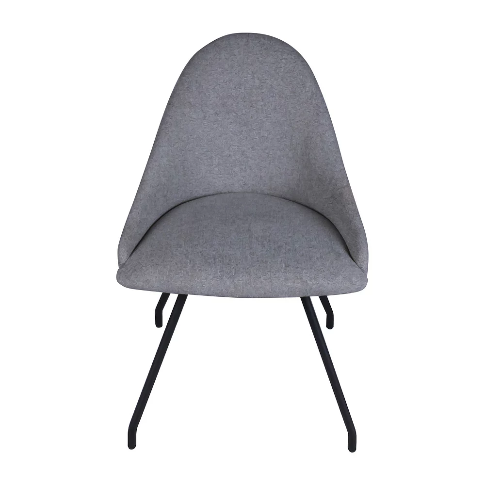 Cenports Ice Harmony Urban Grey Upholstery Dining Chair Round Legs (Set Of 2) 3 Cenports Ice Harmony Urban Grey Upholstery Dining Chair Round Legs (Set Of 2)