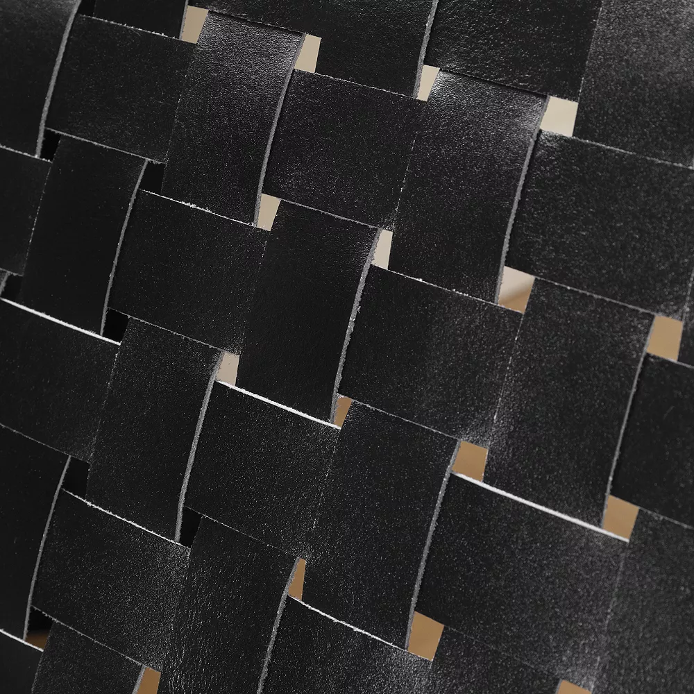 South Shore Balka Woven Leather Lounge Chair 7 South Shore Balka Woven Leather Lounge Chair - Image 5