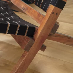 South Shore Balka Woven Leather Lounge Chair 13 South Shore Balka Woven Leather Lounge Chair -Zuo Modern Shop 5500424 ALT6