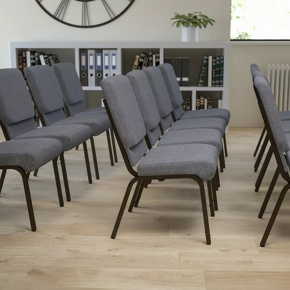 Flash Furniture Hercules Stacking Church Chair 4 Flash Furniture Hercules Stacking Church Chair - Image 2