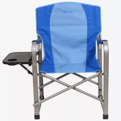 Kamp-Rite Director Portable Lounge Arm Chair With Side Table, Blue (2 Pack) 8 Kamp-Rite Director Portable Lounge Arm Chair With Side Table, Blue (2 Pack) -Zuo Modern Shop 5713094 ALT2