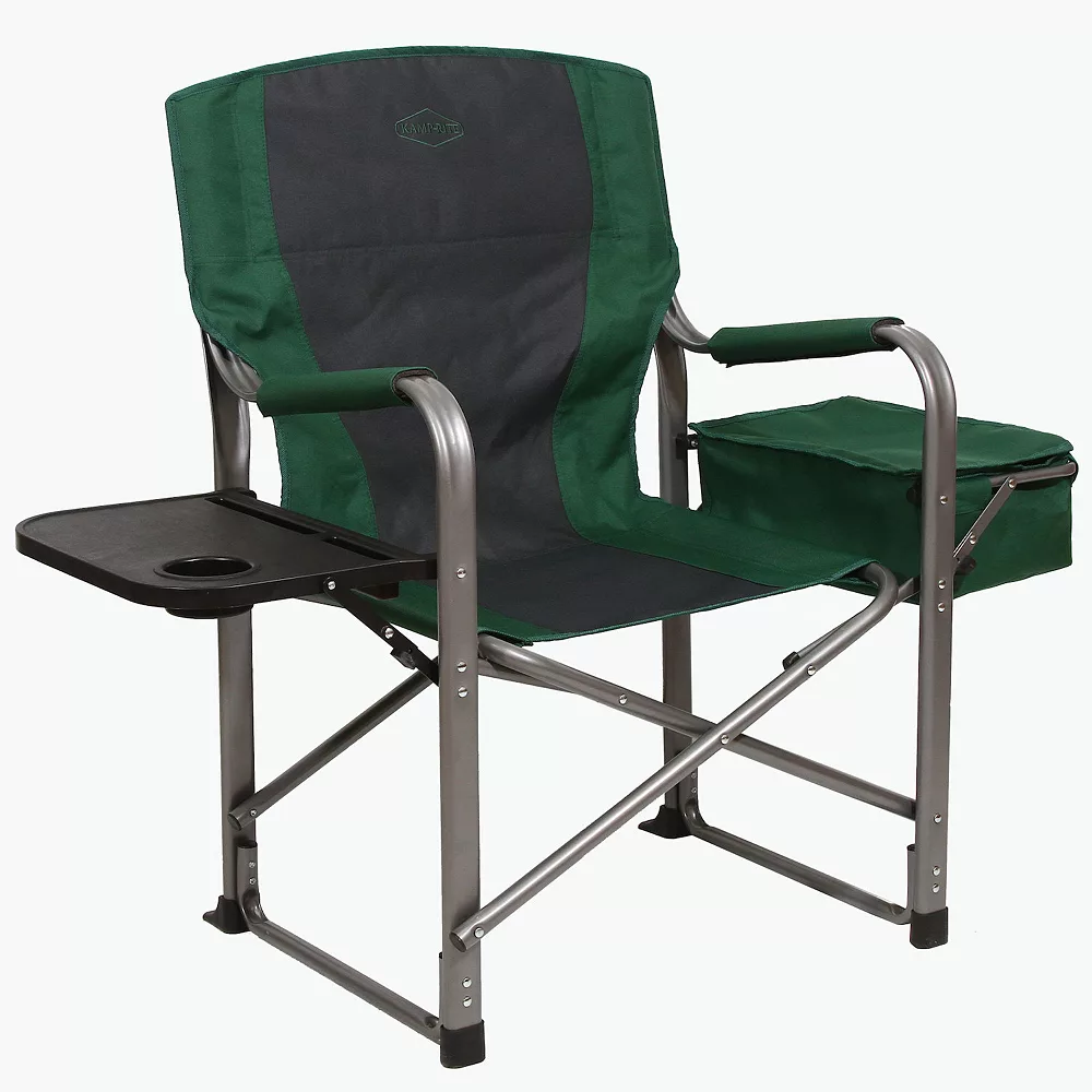 Kamp-Rite Director Portable Lounge Chair W/ Cooler & Side Table, Green (2 Pack) 5 Kamp-Rite Director Portable Lounge Chair W/ Cooler & Side Table, Green (2 Pack) - Image 3