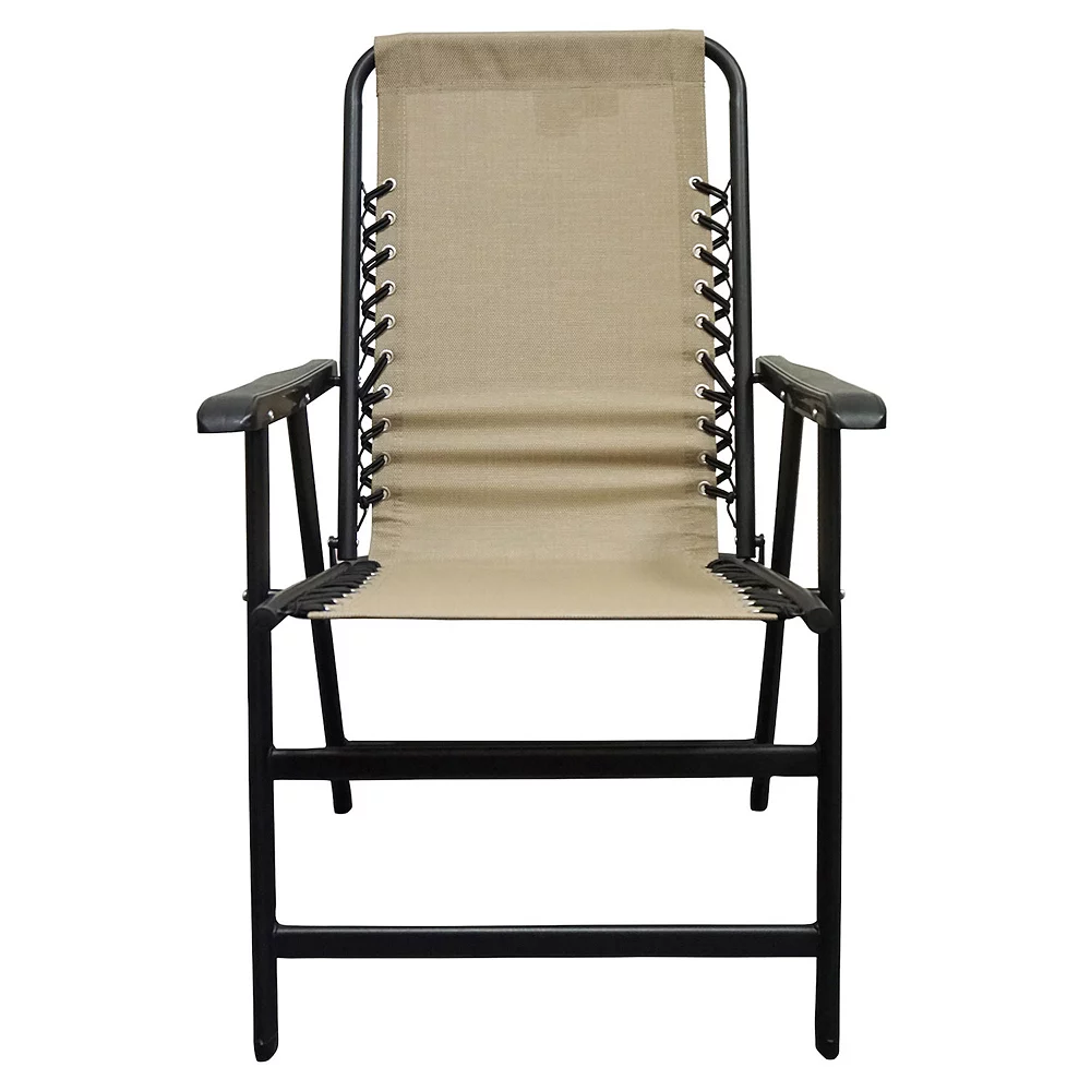 Caravan Canopy Infinity Suspension Portable Folding Sports Chair, Regular, Beige 4 Caravan Canopy Infinity Suspension Portable Folding Sports Chair, Regular, Beige - Image 2