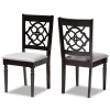 Baxton Studio Renaud Dining Chair 2-piece Set -Zuo Modern Shop 5734192