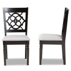 Baxton Studio Renaud Dining Chair 2-piece Set -Zuo Modern Shop 5734192 ALT2