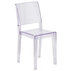 Flash Furniture Phantom Transparent Stacking Dining Chair