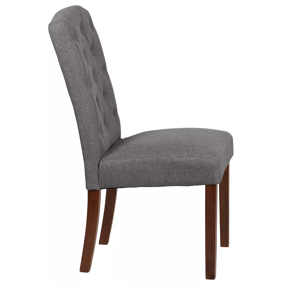 Flash Furniture Hercules Grove Park Tufted Parsons Dining Chair 7 Flash Furniture Hercules Grove Park Tufted Parsons Dining Chair - Image 5