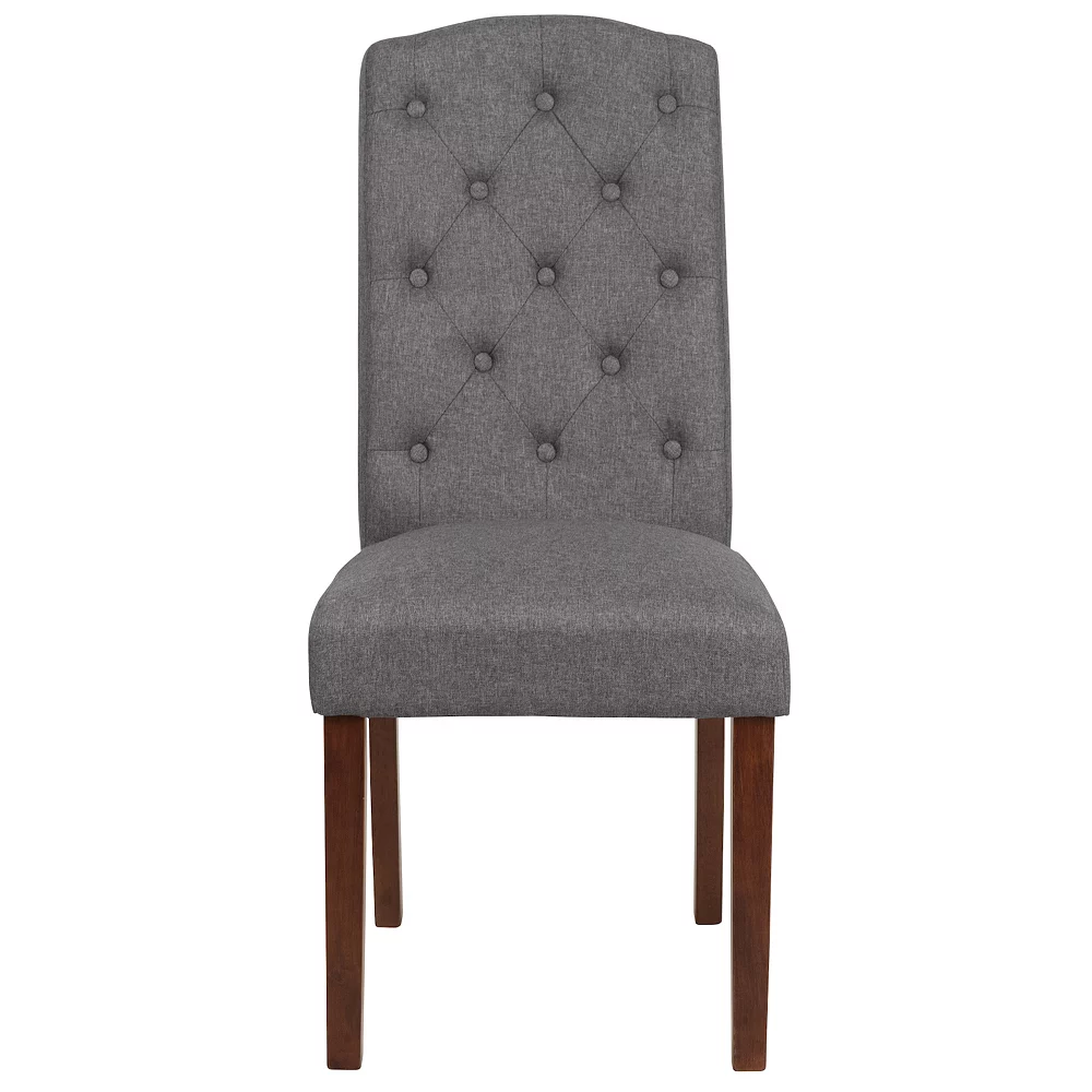 Flash Furniture Hercules Grove Park Tufted Parsons Dining Chair 8 Flash Furniture Hercules Grove Park Tufted Parsons Dining Chair - Image 6