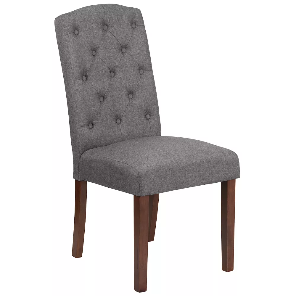 Flash Furniture Hercules Grove Park Tufted Parsons Dining Chair 3 Flash Furniture Hercules Grove Park Tufted Parsons Dining Chair