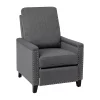 Flash Furniture Carson Transitional Push-Back Recliner Chair -Zuo Modern Shop 5757612 Gray