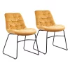Zuo Modern Tammy Dining Chair 2-piece Set -Zuo Modern Shop 5779633 Orange Polyester