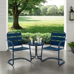 Crosley Brighton Outdoor Metal Arm Chair & Table 3-Piece Set 6 Crosley Brighton Outdoor Metal Arm Chair & Table 3-Piece Set -Zuo Modern Shop 5783108 ALT