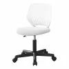 Monarch Mid-Back Adjustable Armless Office Chair -Zuo Modern Shop 5850637 White