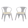 Delta Children Bistro 2-Piece Chair Set 2 Delta Children Bistro 2-Piece Chair Set -Zuo Modern Shop 5910137 Gray