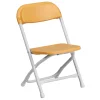 Flash Furniture Timmy Kids' Plastic Folding Chair -Zuo Modern Shop 5919178 Yellow