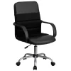 Flash Furniture Manor Faux Leather Office Chair -Zuo Modern Shop 5919893