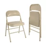 Cosco Folding Chair 2-Pack Set 1 Cosco Folding Chair 2-Pack Set -Zuo Modern Shop 5925249 Antique Linen