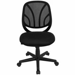 Emma+Oliver Emma And Oliver Mid-Back Black Mesh Swivel Task Office Chair With Flex Bars 9 Emma+Oliver Emma And Oliver Mid-Back Black Mesh Swivel Task Office Chair With Flex Bars -Zuo Modern Shop 5971904 ALT3