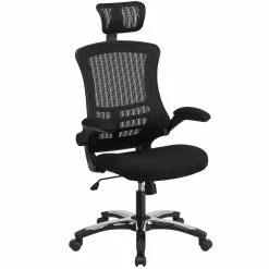 Emma+Oliver Emma And Oliver High Back Mesh Executive Office And Desk Chair With Adjustable Headrest