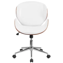 Emma+Oliver Emma And Oliver Mid-Back Walnut Wood Conference Office Chair In Black LeatherSoft 9 Emma+Oliver Emma And Oliver Mid-Back Walnut Wood Conference Office Chair In Black LeatherSoft -Zuo Modern Shop 5974086 ALT3