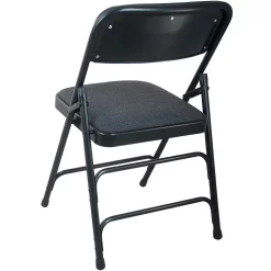 Emma+Oliver Emma And Oliver 2-Pack Black Padded Metal Folding Chair With Fabric Seat 8 Emma+Oliver Emma And Oliver 2-Pack Black Padded Metal Folding Chair With Fabric Seat -Zuo Modern Shop 5978421 ALT2