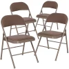 Emma+Oliver Emma And Oliver 4 Pack Double Braced Beige Vinyl Folding Chair 1 Emma+Oliver Emma And Oliver 4 Pack Double Braced Beige Vinyl Folding Chair -Zuo Modern Shop 5978479 Beige