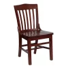 Emma+Oliver Emma And Oliver School House Back Walnut Wood Chair 1 Emma+Oliver Emma And Oliver School House Back Walnut Wood Chair -Zuo Modern Shop 5978480 Mahogany