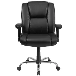 Emma+Oliver Emma And Oliver 400 Lb. Big & Tall Black LeatherSoft Task Adjustable Arm Ergonomic Office Chair 9 Emma+Oliver Emma And Oliver 400 Lb. Big & Tall Black LeatherSoft Task Adjustable Arm Ergonomic Office Chair -Zuo Modern Shop 5978612 ALT3