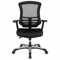 Emma+Oliver Emma And Oliver High Back Black Mesh Multifunction Ergonomic Office Chair With Molded Foam Seat -Zuo Modern Shop 5978628 ALT3