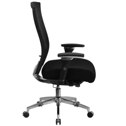 Emma+Oliver Emma And Oliver 24/7 300 Lb. High Back Black Mesh Ergonomic Office Chair, Seat Slider/Lumbar 9 Emma+Oliver Emma And Oliver 24/7 300 Lb. High Back Black Mesh Ergonomic Office Chair, Seat Slider/Lumbar -Zuo Modern Shop 5979751 ALT3