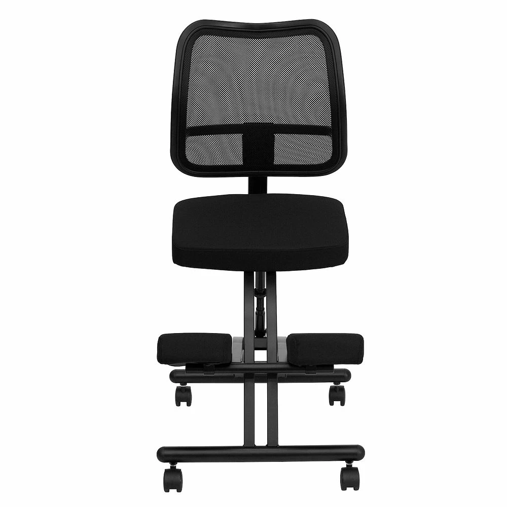 Emma+Oliver Emma And Oliver Mobile Ergonomic Kneeling Office Chair With Black Mesh Back 5 Emma+Oliver Emma And Oliver Mobile Ergonomic Kneeling Office Chair With Black Mesh Back - Image 3