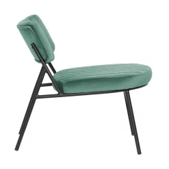 LeisureMod Marilane Velvet Accent Chair With Metal Frame - Royal Rose 8 LeisureMod Marilane Velvet Accent Chair With Metal Frame - Royal Rose -Zuo Modern Shop 5987400 ALT2