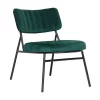 LeisureMod Marilane Velvet Accent Chair With Metal Frame - Royal Rose 2 LeisureMod Marilane Velvet Accent Chair With Metal Frame - Royal Rose -Zuo Modern Shop 5987400 Emerald Green