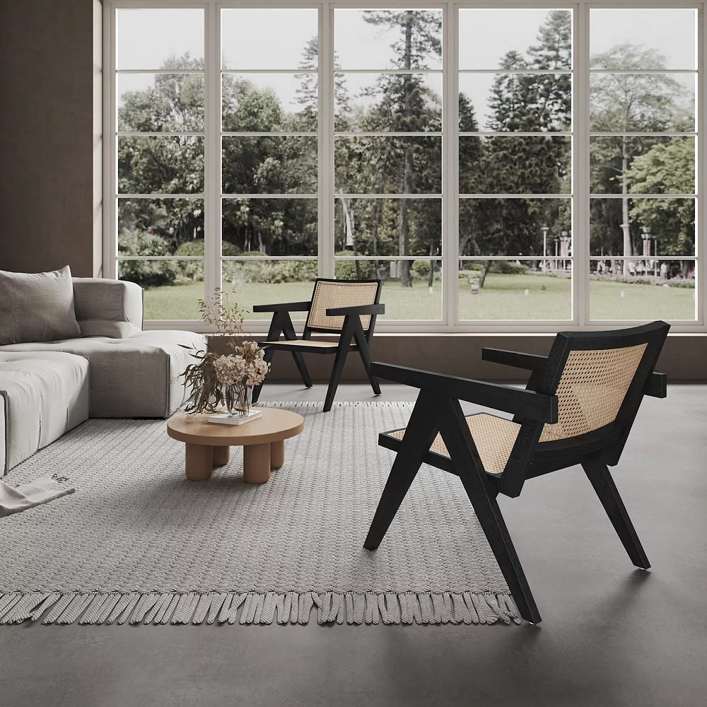 MANHATTAN COMFORT Hamlet Accent Chair 2-piece Set 4 MANHATTAN COMFORT Hamlet Accent Chair 2-piece Set - Image 2