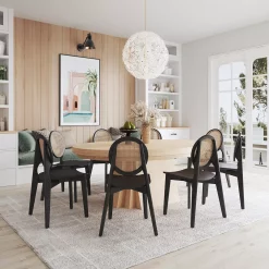 MANHATTAN COMFORT Versailles Round Dining Chair 4-piece Set -Zuo Modern Shop 6018574 ALT