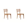 MANHATTAN COMFORT Giverny Dining Chair 2-piece Set -Zuo Modern Shop 6018716 Nature