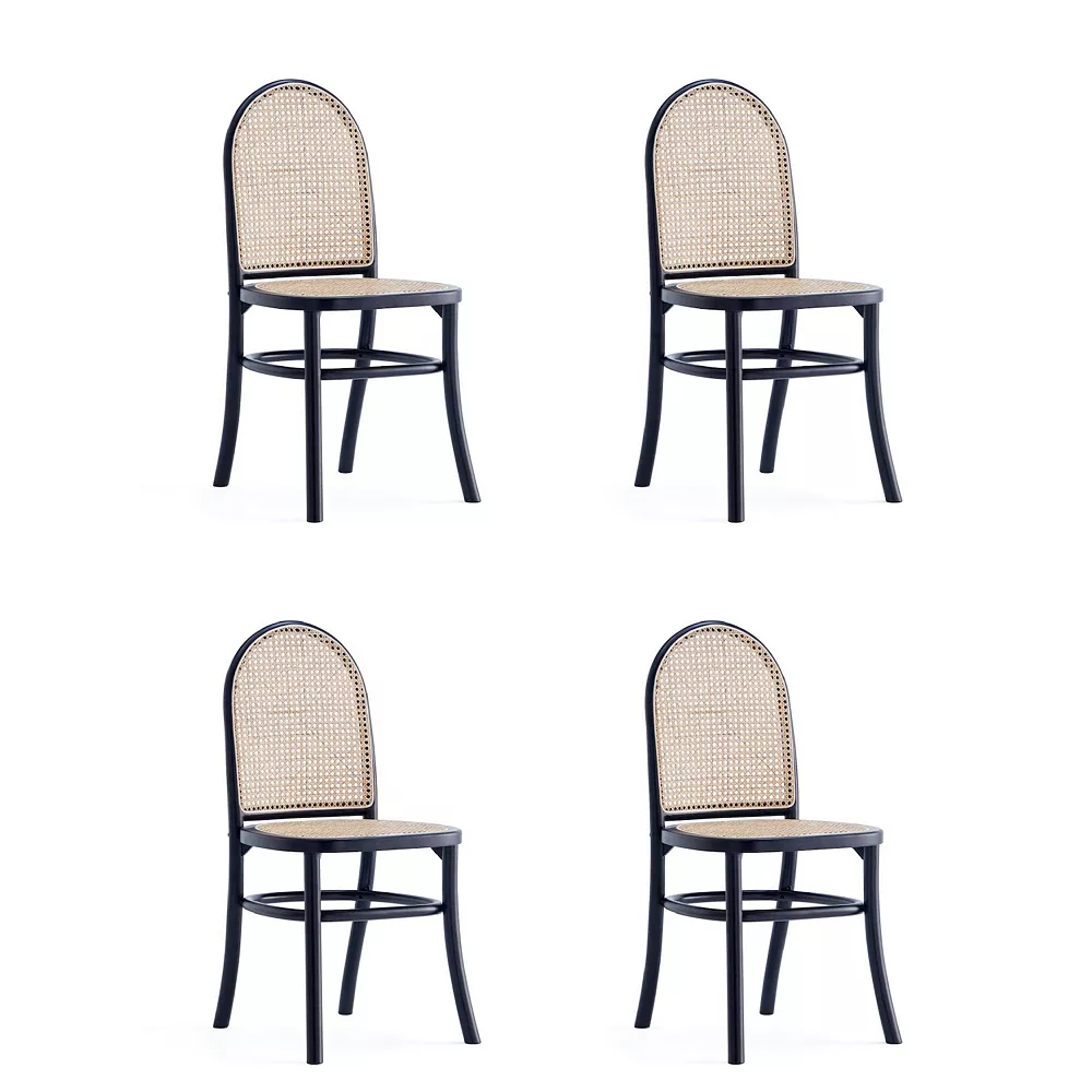 MANHATTAN COMFORT Paragon Angled Legs Dining Chair 4-piece Set 3 MANHATTAN COMFORT Paragon Angled Legs Dining Chair 4-piece Set