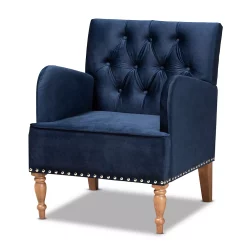 Baxton Studio Eri Tufted Arm Chair