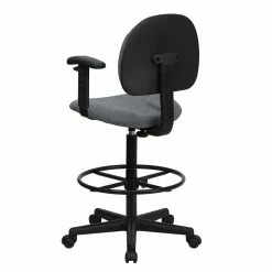 Flash Furniture Bruce Gray Drafting Office Chair -Zuo Modern Shop 6036568 ALT3