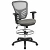 Flash Furniture Tyler Ergonomic Mesh Drafting Desk Chair 1 Flash Furniture Tyler Ergonomic Mesh Drafting Desk Chair -Zuo Modern Shop 6036646
