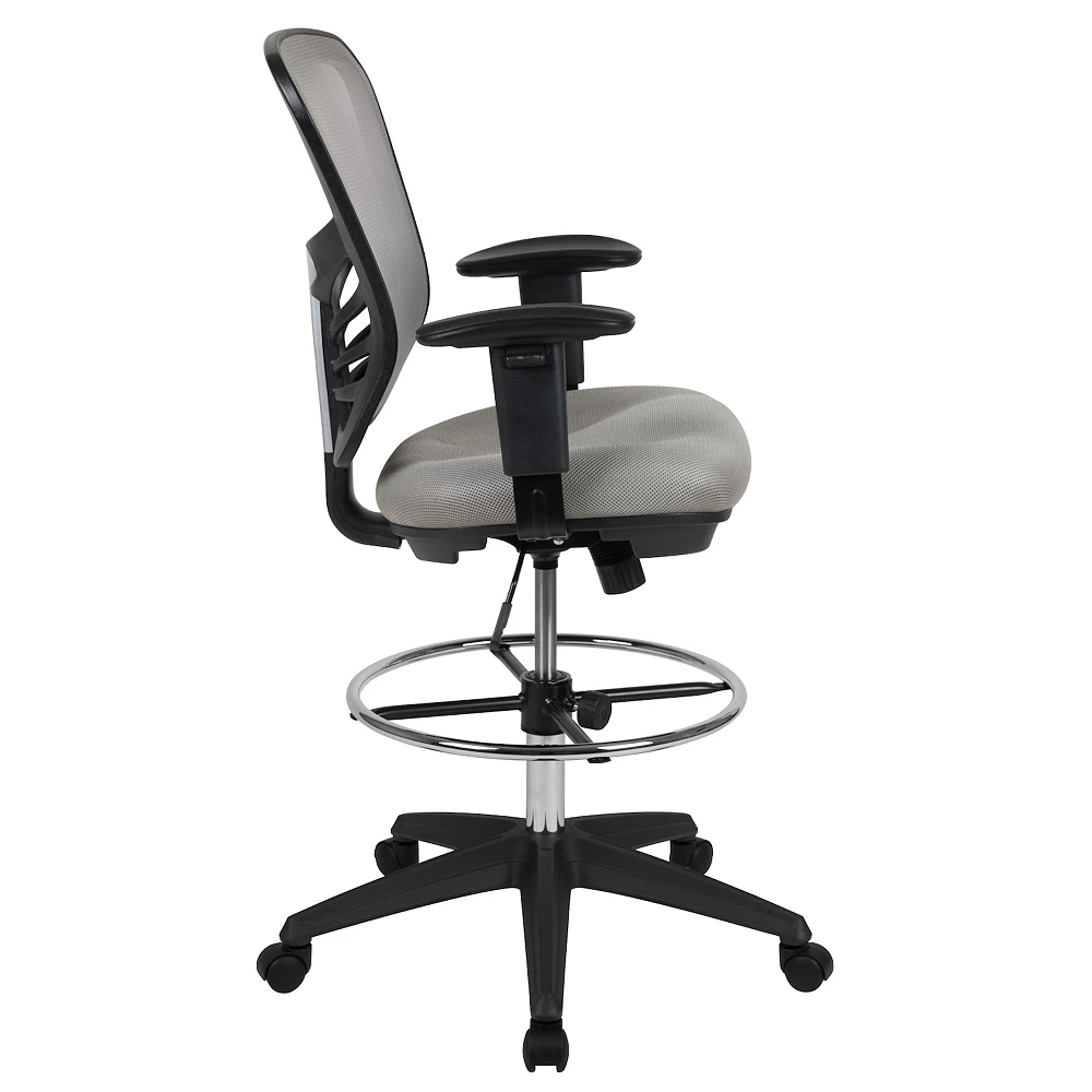 Flash Furniture Tyler Ergonomic Mesh Drafting Desk Chair 8 Flash Furniture Tyler Ergonomic Mesh Drafting Desk Chair - Image 6