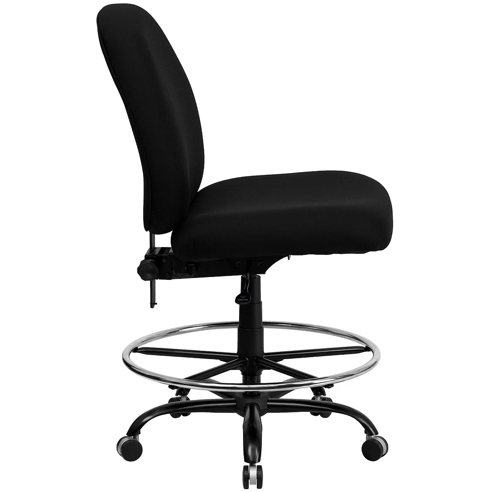 Flash Furniture Big & Tall Black Ergonomic Desk Chair 5 Flash Furniture Big & Tall Black Ergonomic Desk Chair - Image 3