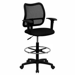 Flash Furniture Elaine Mid-Back Drafting Desk Chair