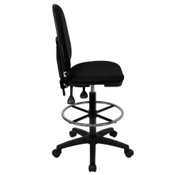 Flash Furniture Lenora Adjustable Mid-Back Ergonomic Drafting Desk Chair 7 Flash Furniture Lenora Adjustable Mid-Back Ergonomic Drafting Desk Chair -Zuo Modern Shop 6036735 ALT2